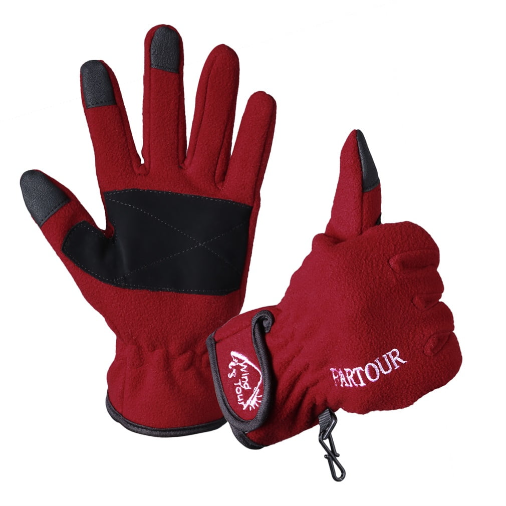 Bicycle Touch Screen Sports Windproof Cycling Warm Full Finger Glove by