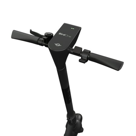 Bird - One Electric Scooter w/25 mi Max Operating Range & 18 mph Max Speed & w/built-in GPS Technology - Jet Black
