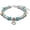 Dolphin Beaded Anklet, variant on Blue Turtle Anklets for Women Multilayer Beads Handmade Beach Ankle Bracelet Set Boho Foot Jewelry