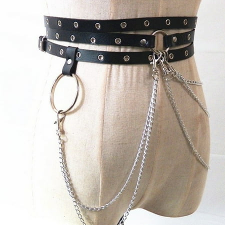 Lady Pu Leather Harness Belts Big O Ring Metal Waist Belt Leisure Jeans Chain Buckle Strap Walmart Canada Lady Pu Leather Harness Belts Big O Ring Metal Waist Belt Leisure Jeans Chain Buckle Strap Walmart Canada