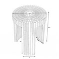 thumbnail image 3 of Butler Specialty Transitional Rimma Bone Inlay Side Table In Black And White, 3 of 18