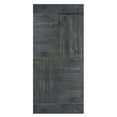 thumbnail image 2 of S Series 36in. X 84in.Carbon Gray Finished DIY Solid Wood Sliding Barn Door Slab-Hardware Track NOT Included, 2 of 5