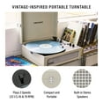 thumbnail image 3 of Crosley Voyager Vinyl Record Player with Speakers and Wireless Bluetooth - Audio Turntables, 3 of 12
