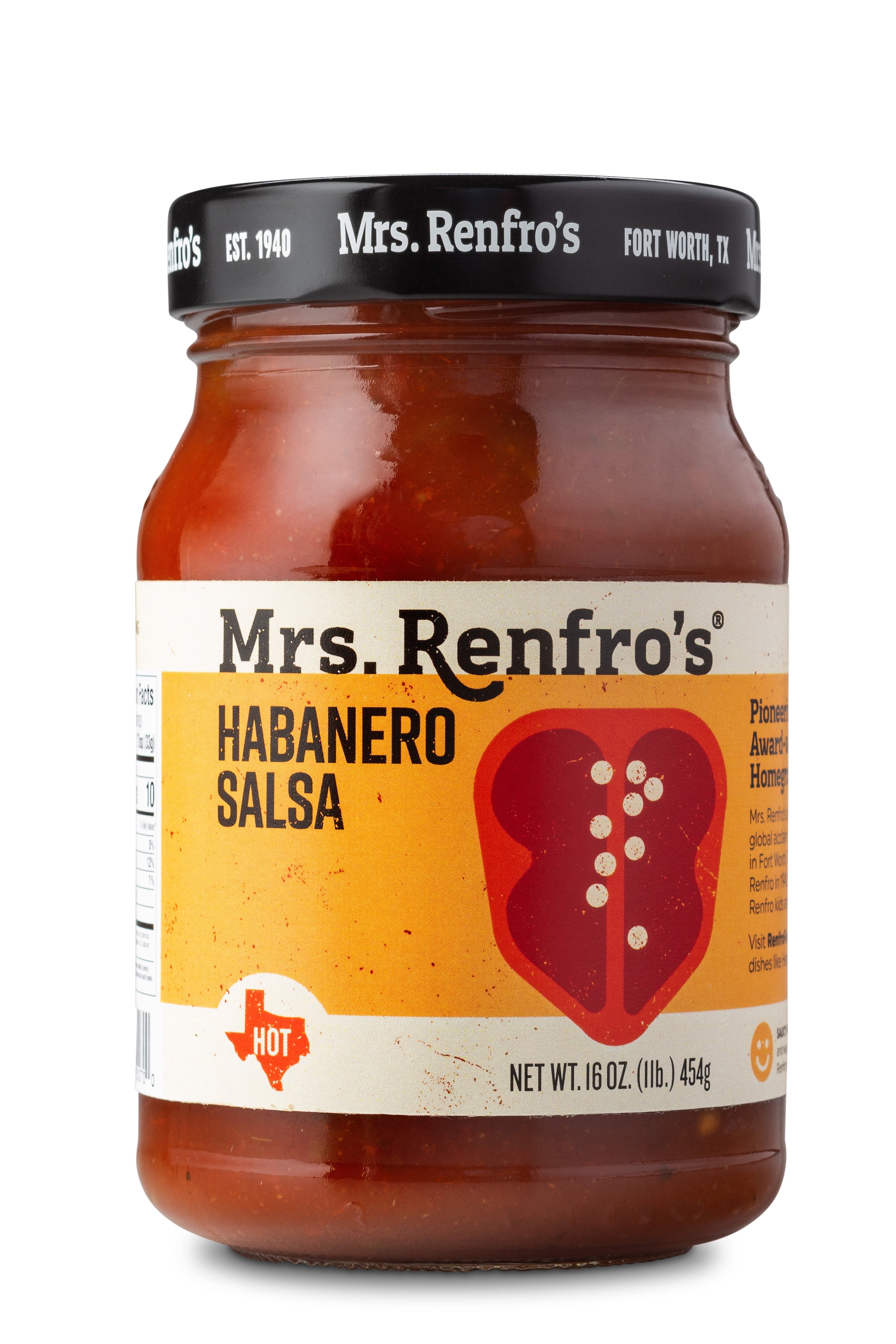 (3 pack) Mrs. Renfro's Habanero Salsa, 16 oz