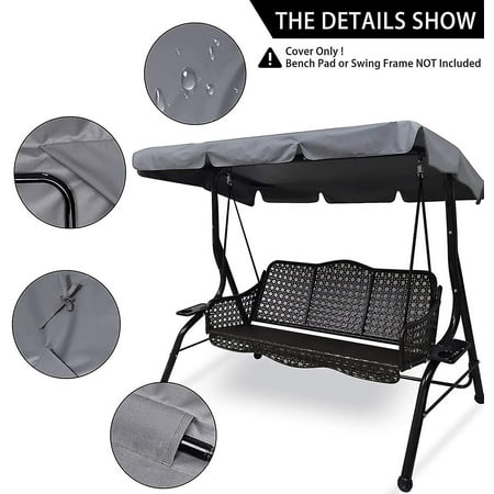 Evago Replacement Canopy For Garden Swing, Replacement Cover, Swing ...
