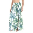 thumbnail image 2 of Women Sarong Wraps Tropical Palm Tree Leaves Swimsuit Beach Pareo Bikini Coverups Skirt M, 2 of 7
