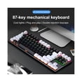thumbnail image 5 of K550 Wired Keyboard Sensitive Non-delayed Ergonomic 87 Keys USB Gaming Mechanical Keyboard for Office - E, 5 of 5