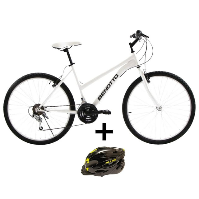 Combo Bicicleta Benotto PMO R26 D. 18V con Casco Talla L