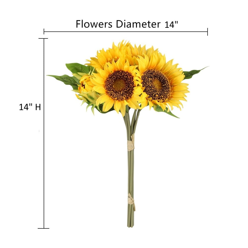 Artificial Silk Sunflower for home décor
