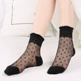 thumbnail image 4 of kamemir Socks for Women Ankle Socks Women - Cute Crew Frilly Sock - Low Cut Cotton Socks(Clear,One Size), 4 of 4