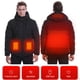 thumbnail image 5 of leyfeng Chaquetas térmicas Hombres Mujeres Invierno Cálido USB Chaquetas térmicas A prueba de viento Impermeable para deportes al aire libre, 5 of 8