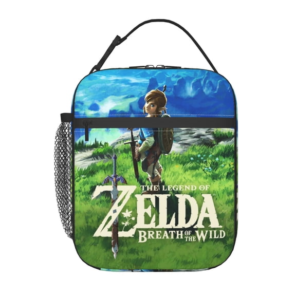 The Legend of Zelda Reusable Lunch Bag Portable Insulated Lunch Box Tote Bag Cooler Office Work Picnic