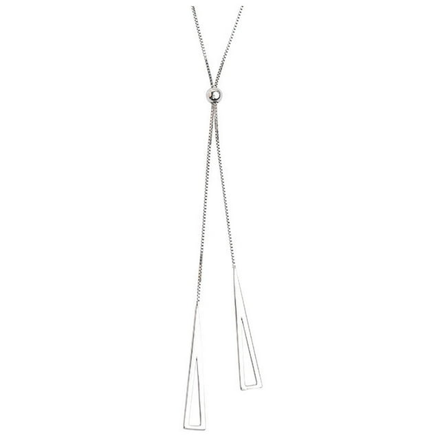 Collar de plata 925 Qarigey gargantilla geométrica ajustable
