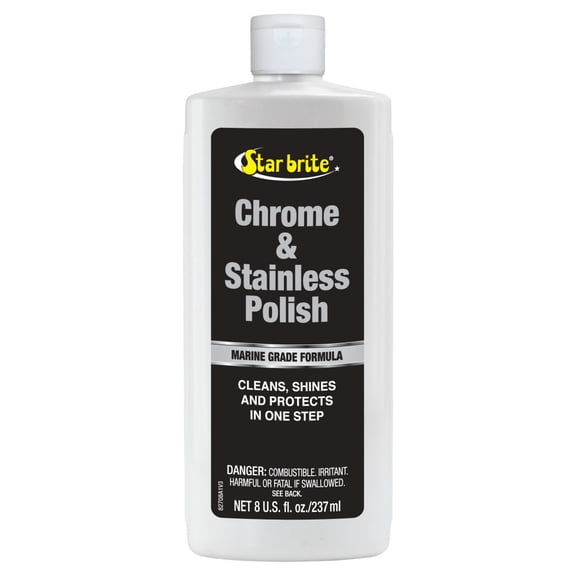 Star brite 082708 Chrome and Stainless Polish - 8 oz