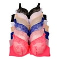 thumbnail image 1 of Viola's Secret Women Bras 6 Pack of Bra Plus Size DDD Cup F Cup Size 42DDD (8215), 1 of 3