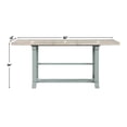 thumbnail image 5 of Steve Silver Darcy Green and Natural Extendable Counter Height Dining Table, 5 of 10