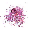 thumbnail image 3 of Set de Brillantina LICOOL GLITTER 12 Colores Hexágono Grueso Holográfico 3 mm, 3 of 7