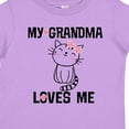 thumbnail image 4 of Inktastic My Grandma Loves Me Girls Kitty Girls Toddler T-Shirt, 4 of 5