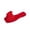 .Red, variant on Agkizg Womens Indoor Outdoor Slides, Beach Walking Sandals, Squares Toe Flat Slide Sandals Bow Decorative Casual Indoor Outdoor Summer Daily Slippers
