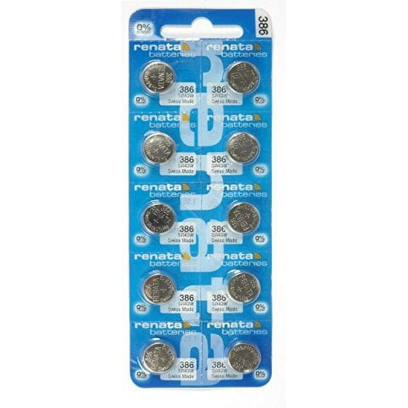 Renata #362 Silver Oxide Battery - 10 Pack (362-10)