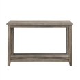 thumbnail image 5 of 48" Intérieur Côte Bois Canapé Table - Lavage Gris, 5 of 5