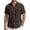 3# Black, variant on Mens Linen Shirt Short Sleeve Wrinkle Free Casual Untucked Button Down Shirts Beach Breathable Tops Summer Blue S