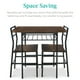 thumbnail image 3 of Juego de comedor moderno Best Choice Products de 3 piezas con almacenamiento, 3 of 7