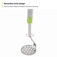 thumbnail image 3 of 2pcs Stainless Steel Garlic Press Potato Meatball Kitchen Gadget Multi-Functional Manual Masher, 3 of 5