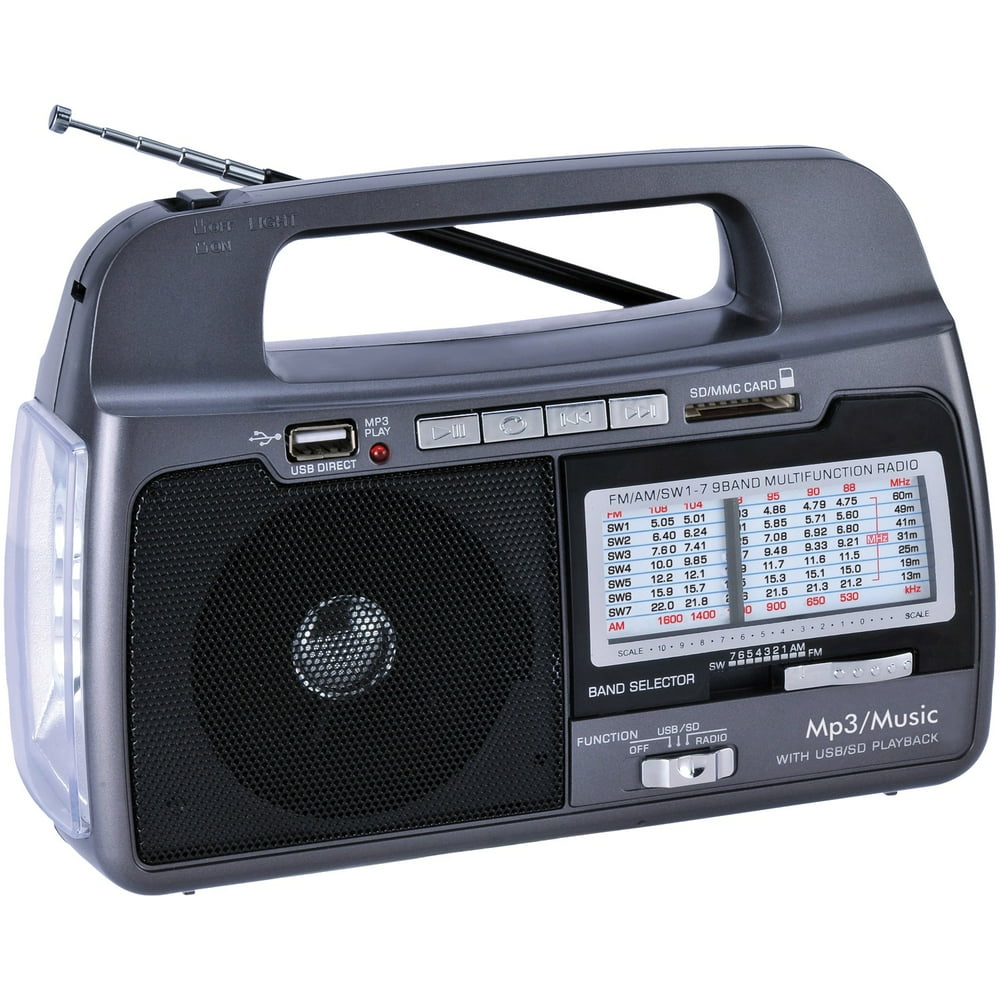 Supersonic Sc1082 9Band Am/Fm/Sw17 Portable Radio