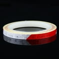 thumbnail image 1 of RUNROTOO Bike Reflective Decals 5Pcs White Reflective Tape for Cyclists in Foggy Weather, 1 of 5