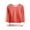 Watermelon Red, variant on Kaemgyyd Women's Pajama Tops Soft Comfy Winter Warm Sherpa Lined Shirt Solid Crewneck Sweatshirt Pullover Loungewear