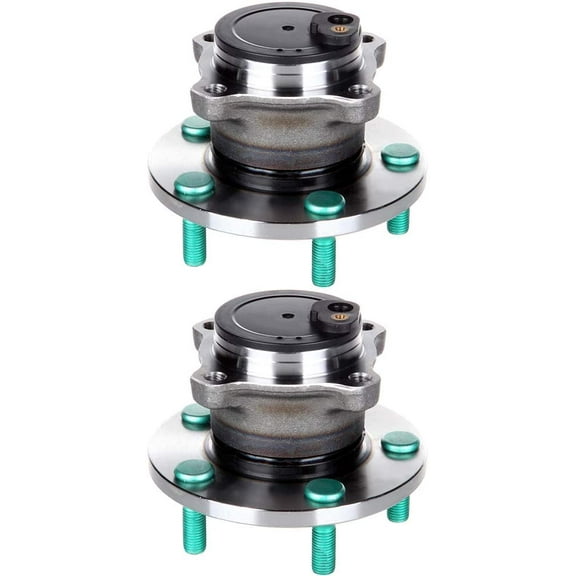 ECCPP Replacement For Pair of 2 Rear Wheel Hub Bearing Assembly 5 Lugs w/ABS For 2004-2013 For Mazda 512347 x2