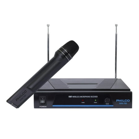 Microfono Inalambrico Vhf Negro Wm700