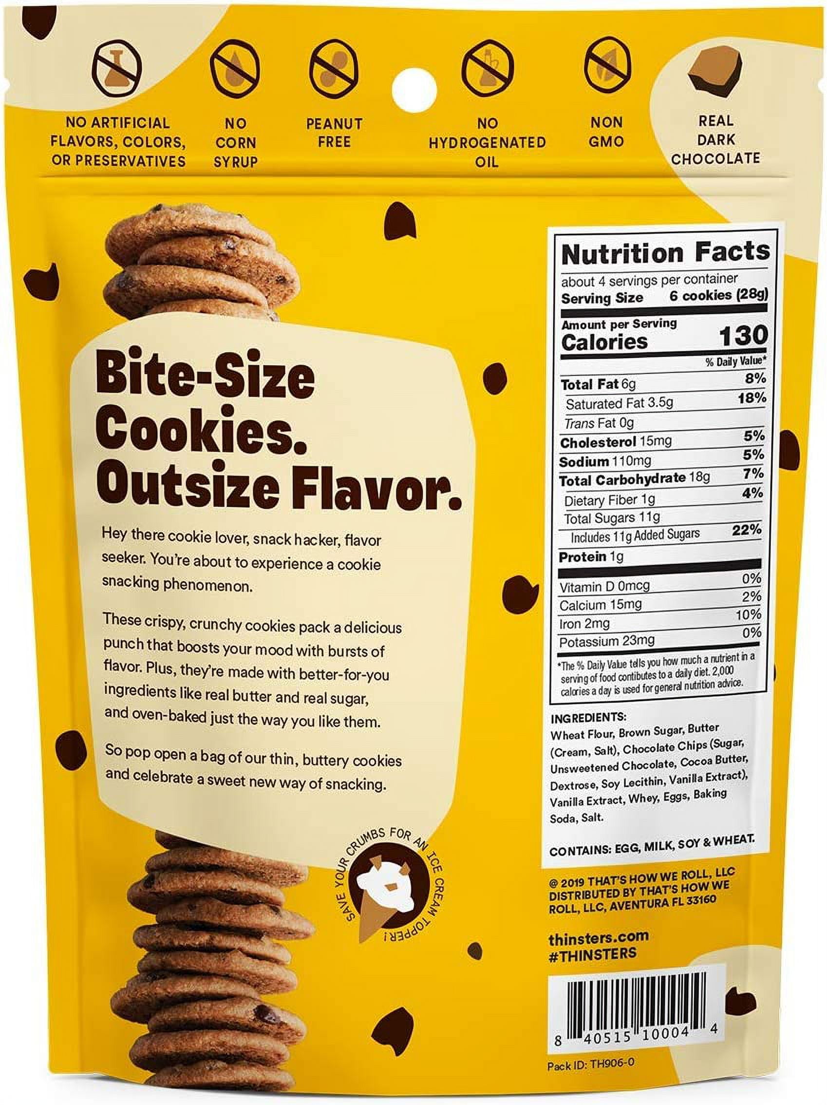 MRS THINSTERS COOKIE THIN CHOC CHIP-4 OZ -Pack of 12