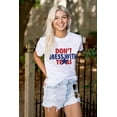 thumbnail image 3 of Texas Lone Star State Motto Cool TX Plus Size Crewneck Graphic Tee Shirt Brisco Brands 2X, 3 of 5