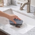 thumbnail image 4 of Laundry Shoe Brush, Soft Bristle Cleaning Scrubber with Hanging Hole, Multi-Purpose Brush for Shoe Sink Stove Countertop, Kitchen Bathroom Household Cleaning Tool, 4 of 6