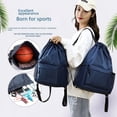 thumbnail image 3 of Bolso de hombro tipo bandolera para mujer, moderno y sencillo, mochila escolar de gran capacidad de tela Oxford, 3 of 5