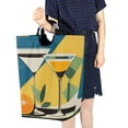 thumbnail image 4 of Yayeee Freestanding Laundry Hamper with Handle Collapsible Large Storage Basket for Clothes, Yellow Glasses, 4 of 7