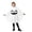 yue866-05-White, variant on KHONTS Ghost Face Poncho for Toddler Kids Hooded Cloak Halloween Performance Clothes Spooky Capes 05-White XS