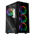 thumbnail image 1 of Gabinete Gamer XTREME PC GAMING Kronos Media Torre ATX 600W 4 Fan Cristal Templado ARGB Negro, 1 of 6