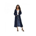thumbnail image 1 of EIMELI Women‘s Full Length Maxi Cardigan Duster Long Sleeve Open Front Sweater Coat, 1 of 4