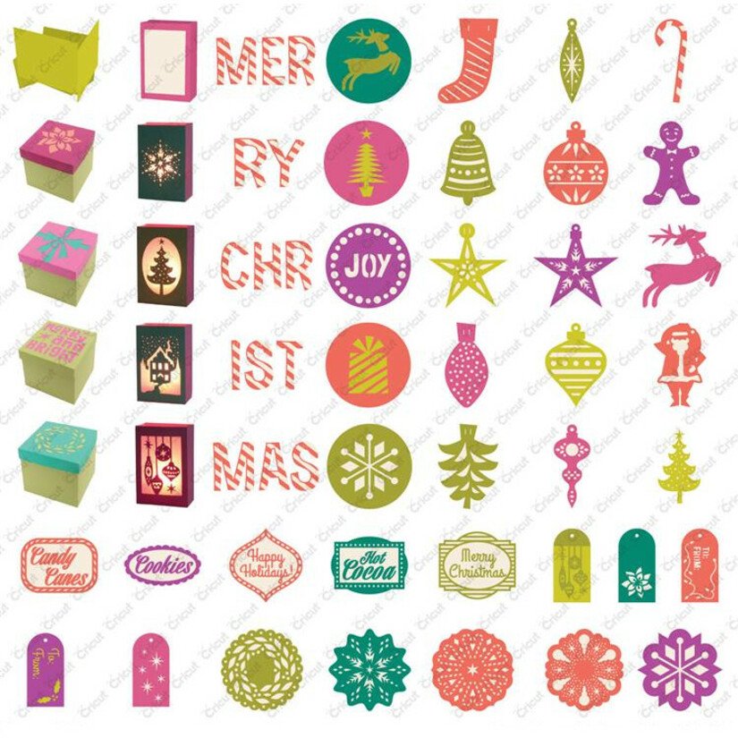 cricut Merry and Bright