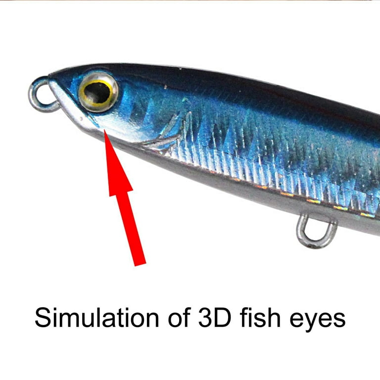 SUZY Fake Bait Increase Fishing Rate Simulation 3D Fisheye Practical  Outdoor Fishing Lure with Sharply Hooks