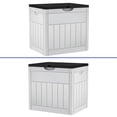 thumbnail image 6 of ModFusion 30-Gallon Waterproof Resin Deck Box – Lockable Outdoor Storage for Patios & Cushions, Light Gray, 6 of 6