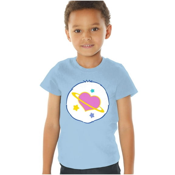 Care Bears Daydream Bear Belly Kids T Shirt (3) for Toddler Boys and Girls, Light Blue