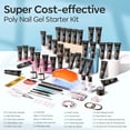 thumbnail image 4 of Kit de gel de uñas Poly Modelones, 133 unidades con 32 colores y lámpara de uñas, 4 of 9