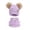 Purple, variant on HNMKIU Kids Winter Knitted Hat Scarf Set Thermal Lined Neck Warmer for Boys Girls Cold Weather Outdoor Leisure Black - One Size