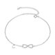 thumbnail image 1 of Minnieouse Tobillera ajustable portátil para hombre y mujer, tobilleras con colgante de corazón en forma de 8 para viajes y senderismo, decoración para Ropa, zapatos y accesorios Miscelánea Minnieouse AP018633-00, 1 of 6