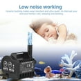 thumbnail image 3 of QR70TH 12V Mini Electric Water Pump with 4-Speed Timer & Acceleration Modes, 450L/H Max Flow, 4m Lift, 2m 5521 DC Plug, Suction Cup Base - Ultra-Quiet, Energy-Saving, Portable for Aquariums, Ponds,, 3 of 6