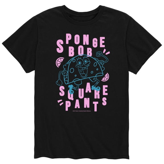 SpongeBob SquarePants - Taco SpongeBob - Men's Short Sleeve Graphic T-Shirt